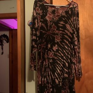 Tie dyed tunic